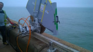 Read more about the article Track Sawing – Folkestone Harbour Arm, Kent