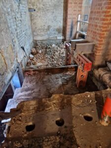 Read more about the article Drilling, Bursting & Breaking to Remove RC Slab – Dover Town Hall